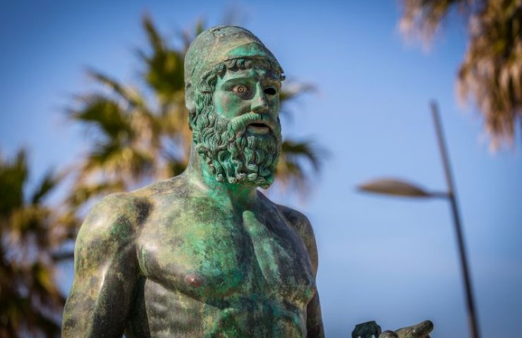 statua di bronzo scoperta a Riace